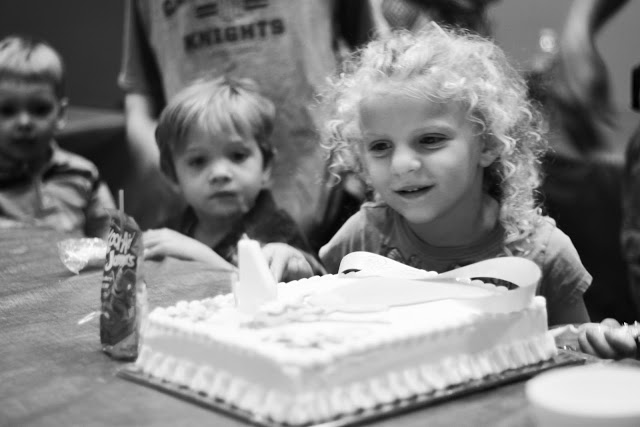 Little girl's fourth birthday party